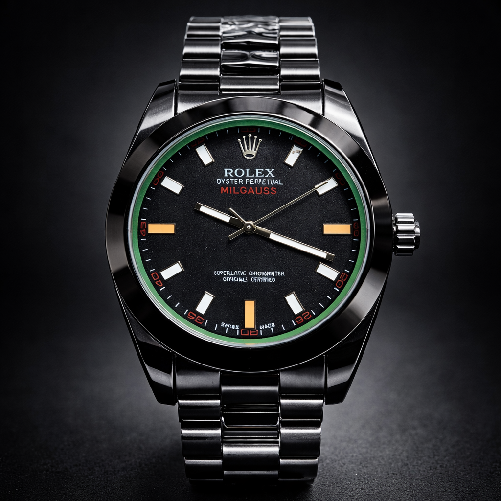 ساعة Rolex Classic All-Black لون اسود بالكامل 