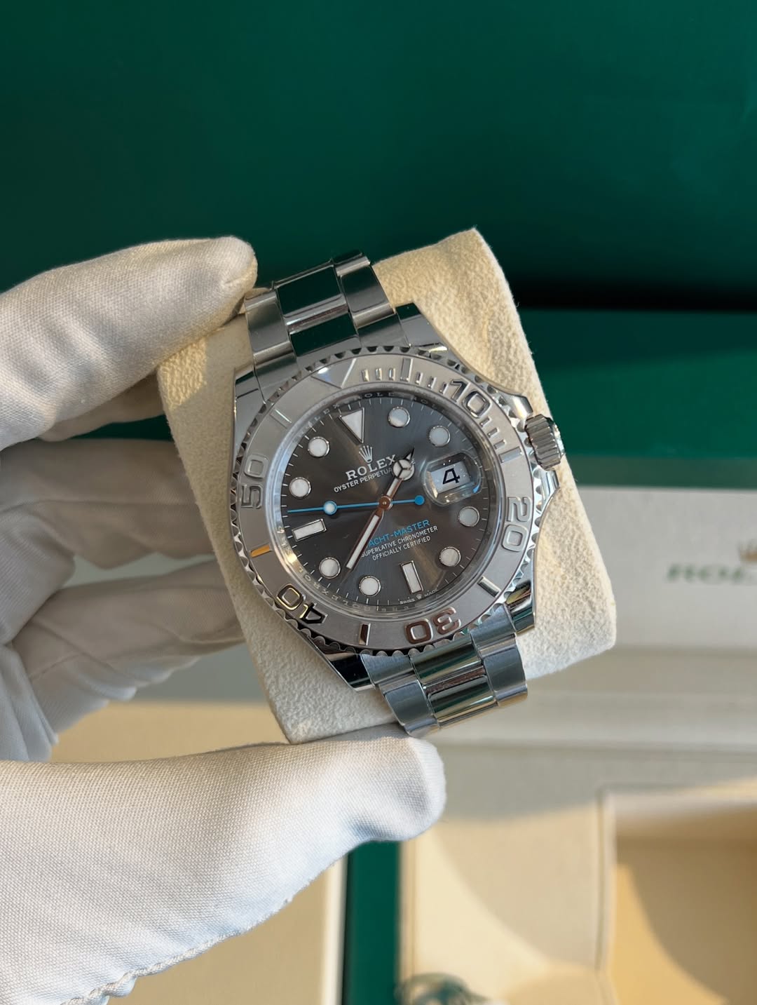 ساعة ساعة Rolex Submariner سيلفر اطار سيلفر ميناء جراي (رمادي)