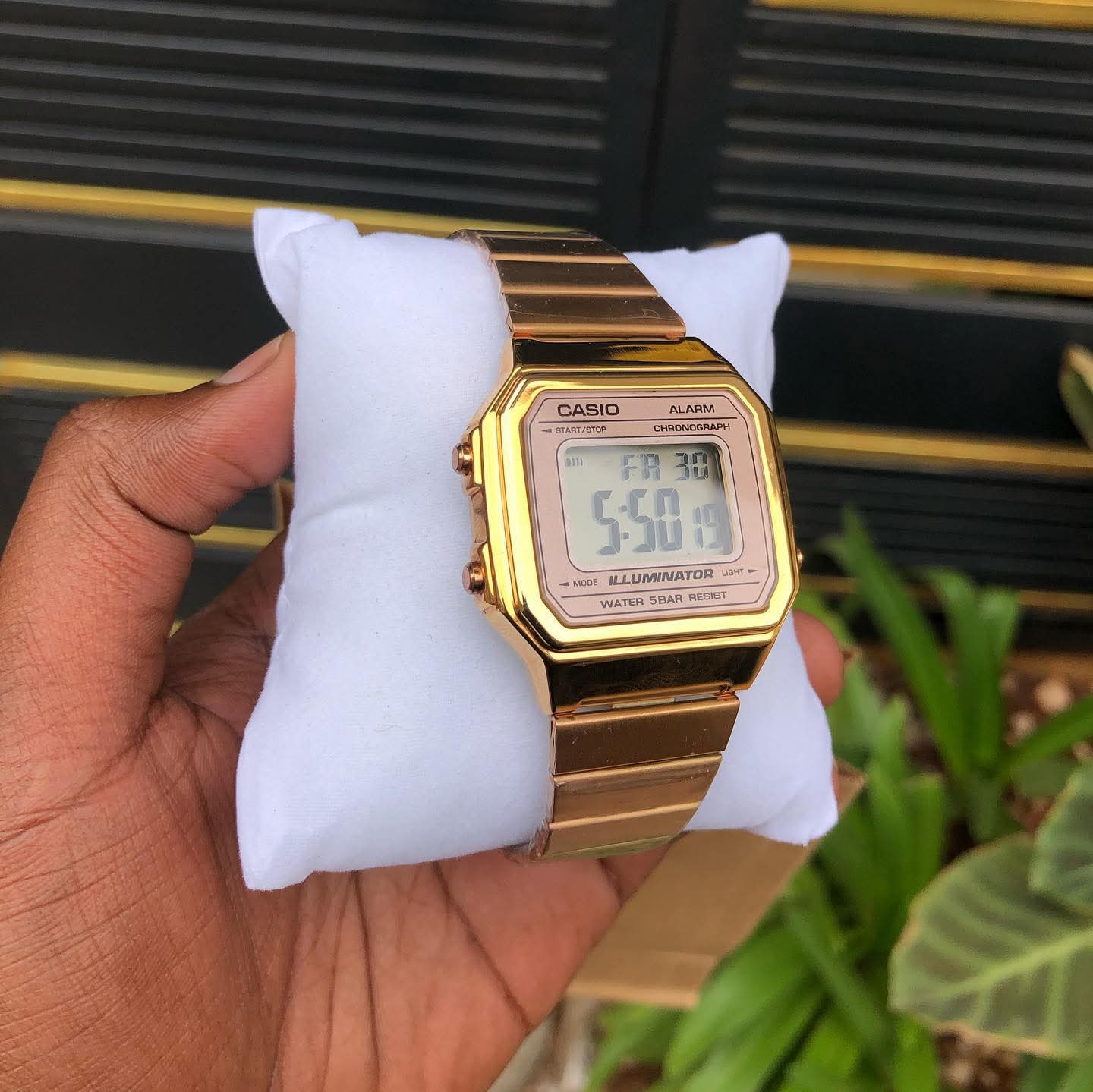 ساعة Casio Men’s Full Gold Digital Watch