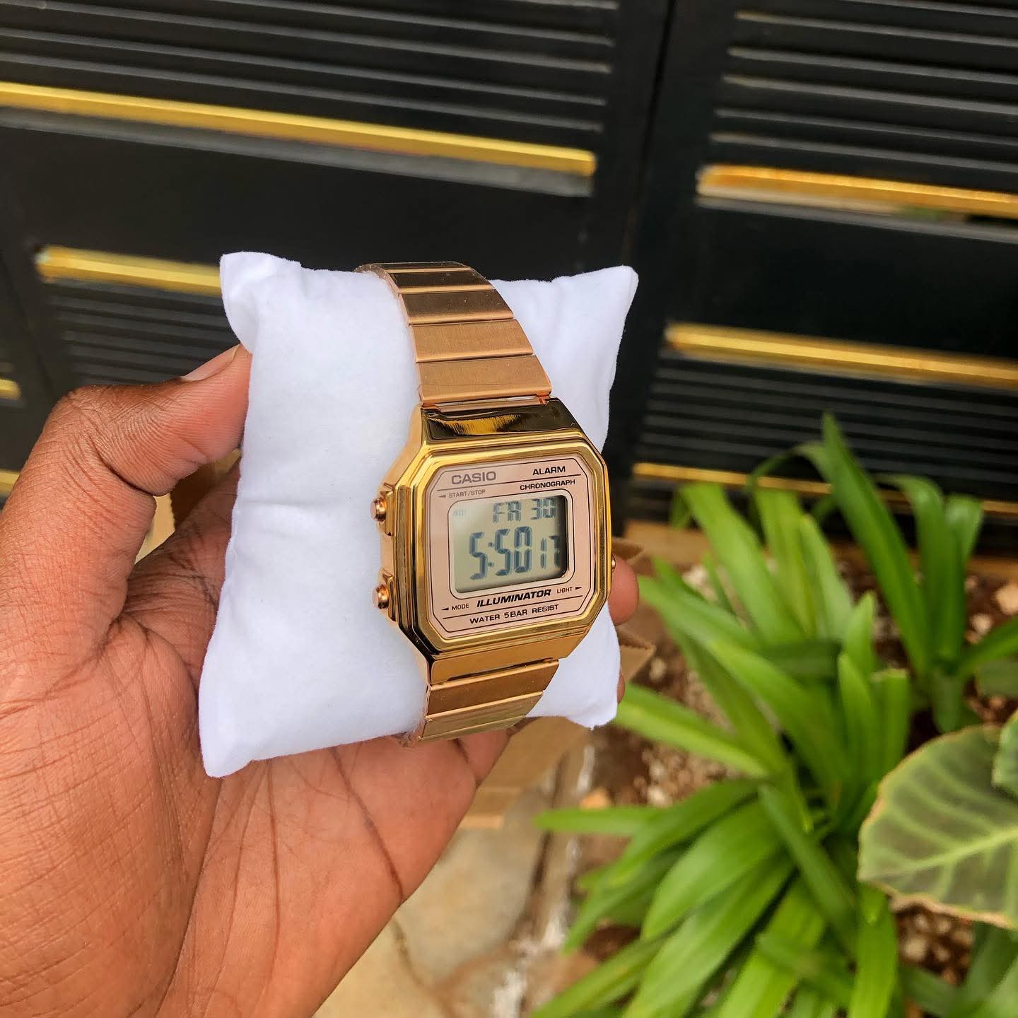 ساعة Casio Men’s Full Gold Digital Watch